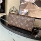 Louis Vuitton Emilie Wallet Monogram Coral High