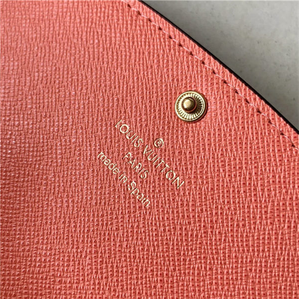 Louis Vuitton Emilie Wallet Monogram Coral High