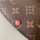 Louis Vuitton Emilie Wallet Monogram Coral High