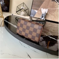 Louis Vuitton Rosalie Coin Purse Wallet Damier Ebene Canvas N61276 High