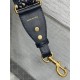 SHOULDER STRAP Dior Oblique Embroidered Blue High