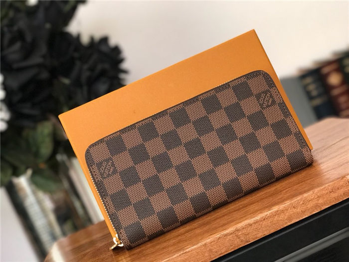 Louis Vuitton ZIPPY WALLET Damier  Ebene High