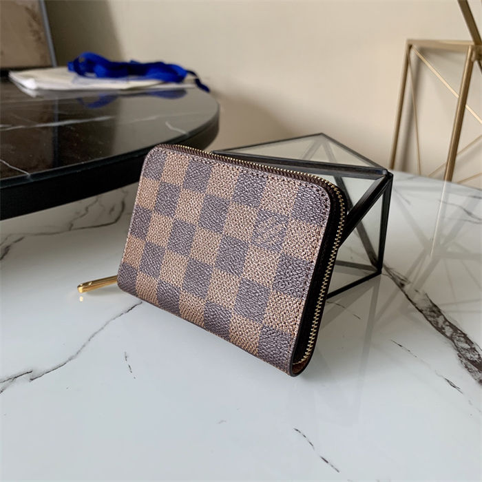 Louis Vuitton Zippy Coin Purse Damier Ebene N60213 High