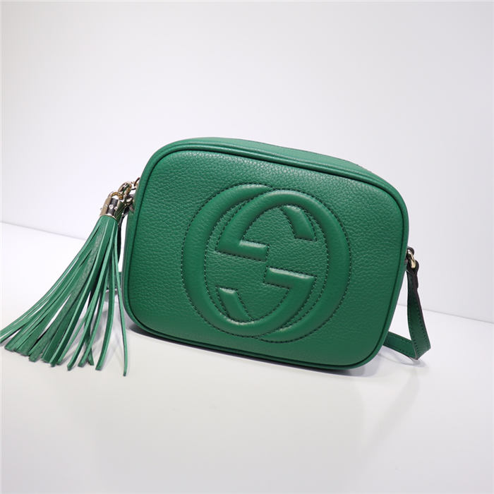 Gucci Soho Small Leather Disco Shoulder Bag 308364 Green High