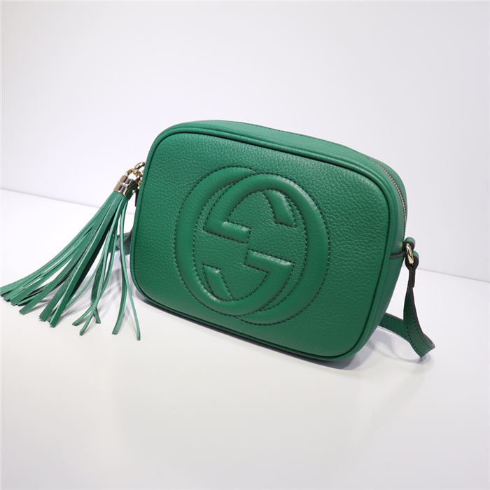 Gucci Soho Small Leather Disco Shoulder Bag 308364 Green High