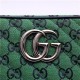 GG Marmont Multicolour small shoulder bag 447632 Green High