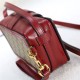 GG mini bag with clasp closure 614368 Red High