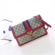 Gucci Queen Margaret GG Supreme medium shoulder bag 524356 Red High