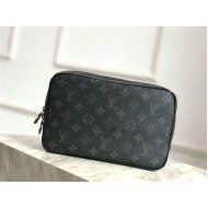 Louis Vuitton TOILET POUCH GM Monogram Eclipse canvas High