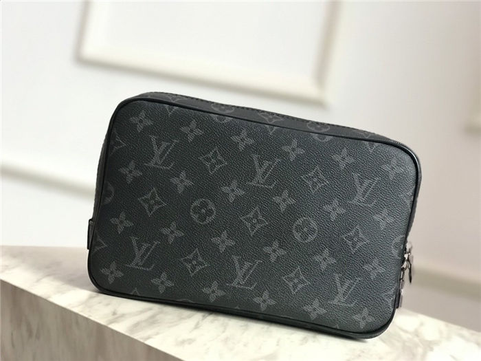 Louis Vuitton TOILET POUCH GM Monogram Eclipse canvas High