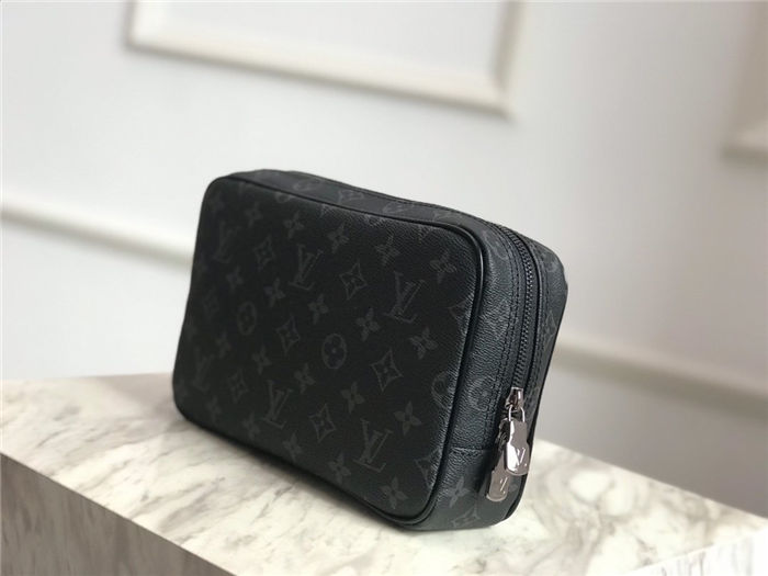 Louis Vuitton TOILET POUCH GM Monogram Eclipse canvas High