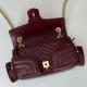 Gucci GG MARMONT SMALL MULTI-POCKET BAG 795228 Burgundy High