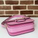 Gucci Horsebit 1955 shoulder bag 602204 Pink leather high