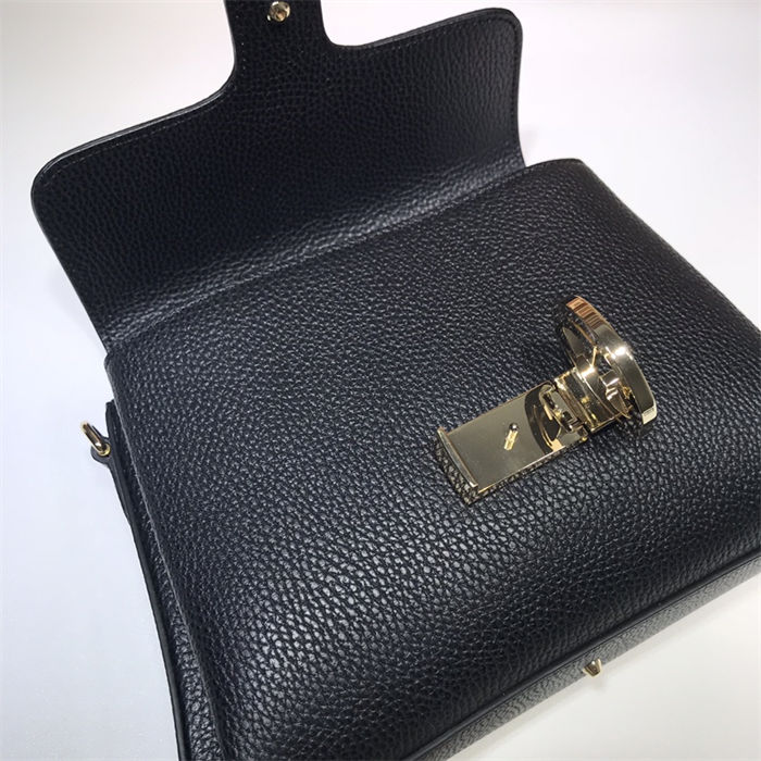 Gucci Interlocking G Chain Shoulder Bag 510302 Black High