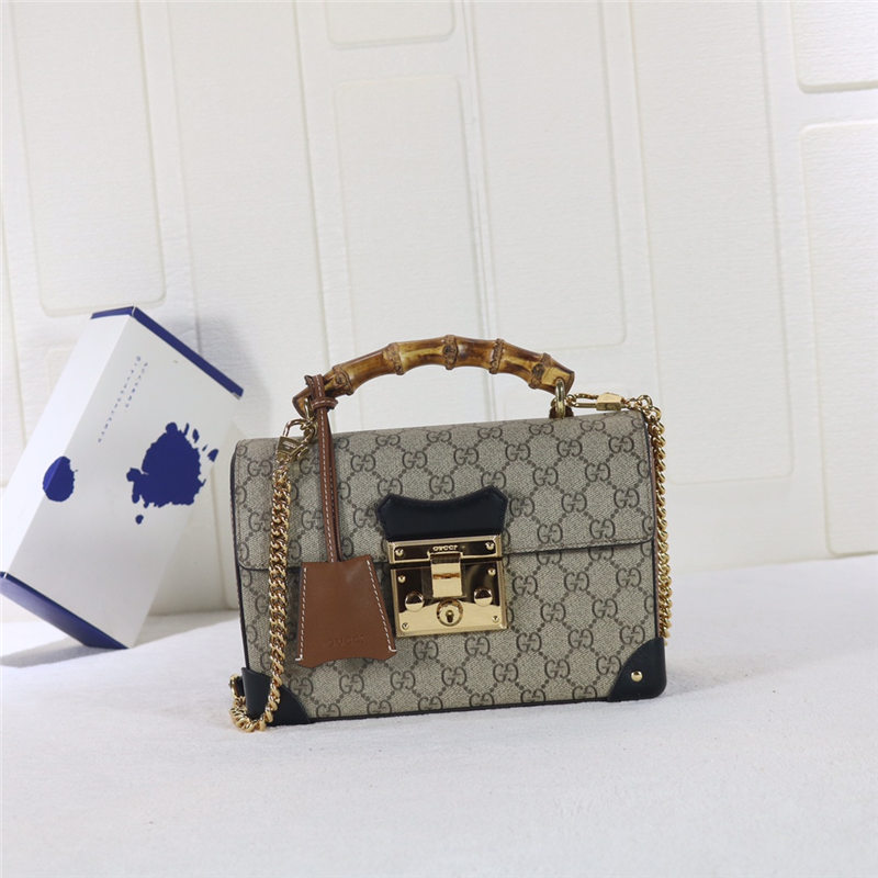 Gucci Padlock GG small bamboo shoulder bag 603221 High