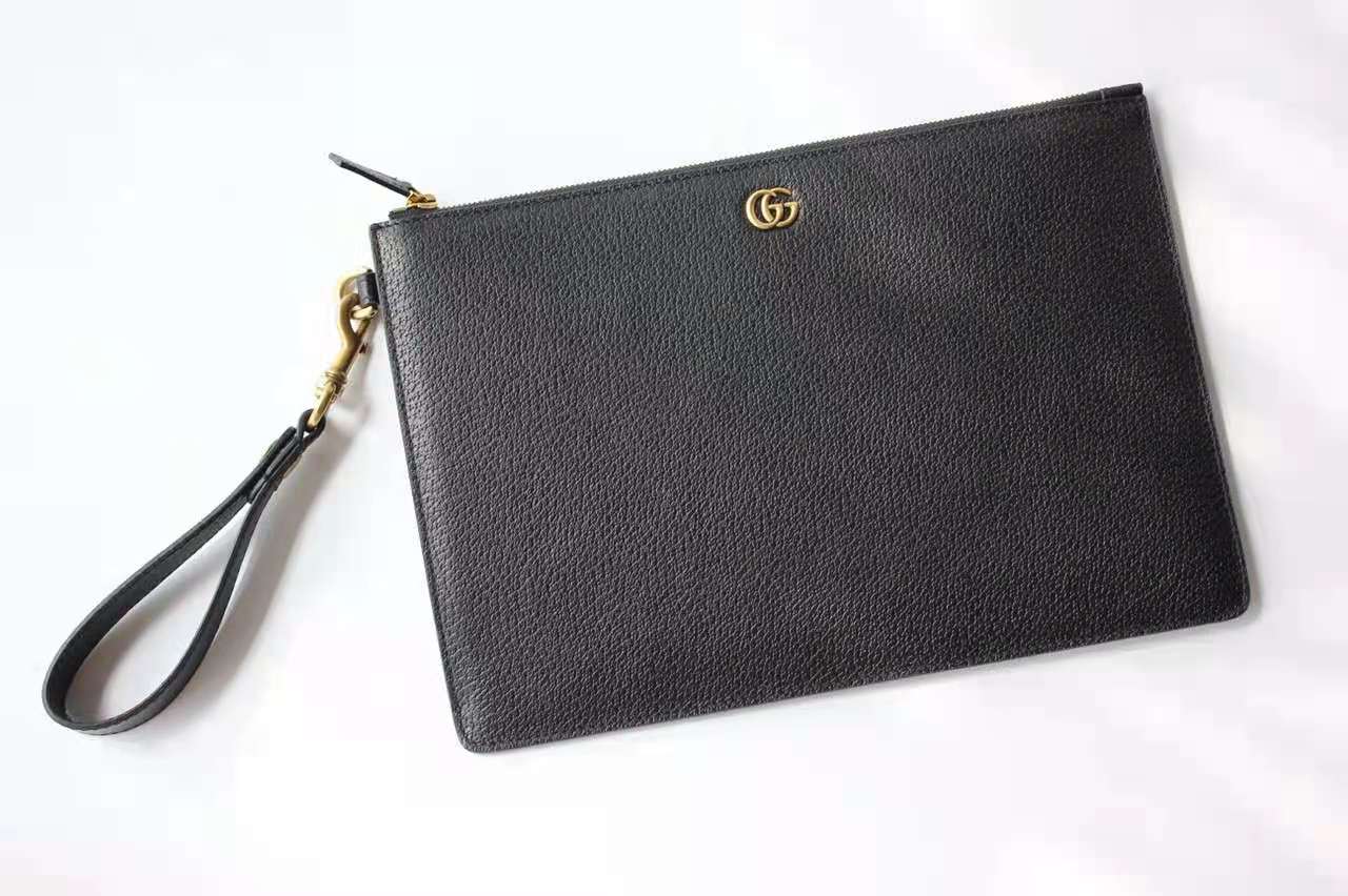 Gucci GG Marmont leather pouch 475317 High