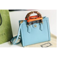 Gucci Diana small tote bag 660195 Blue High