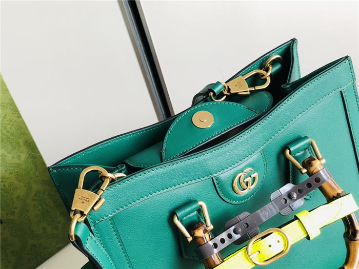 Gucci Diana small tote bag 660195 Green High