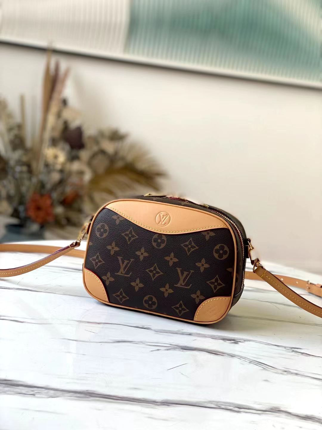 Louis Vuitton DEAUVILLE MINI Monogram Canvas High