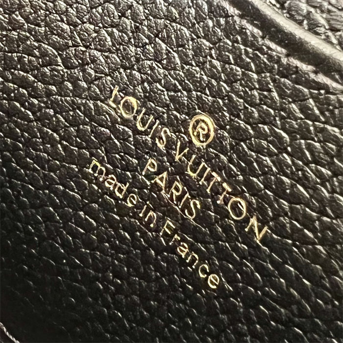 Louis Vuitton Zippy Coin Purse Monogram Empreinte Black High