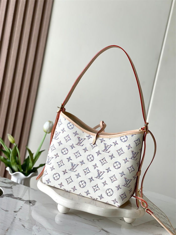 Louis Vuitton CARRYALL PM Monogram jacquard fabric M24707 High