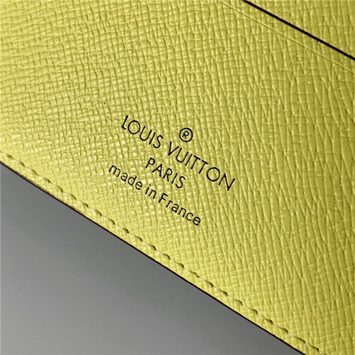 Louis Vuitton MULTIPLE WALLET Monogram Macassar M80781 Yellow High