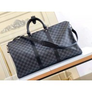 Louis Vuitton Keepall Bandoulière 50 Damier Graphite High