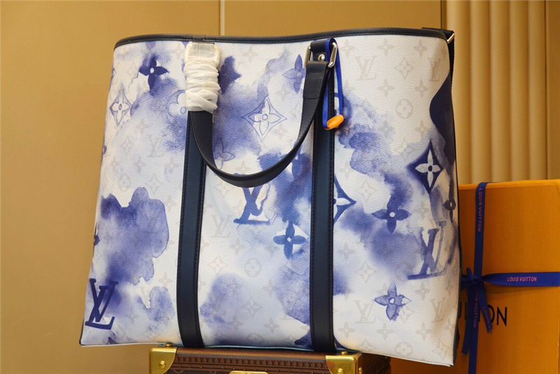 Louis Vuitton NEW TOTE GM Monogram Watercolor coated canvas M45755 Blue High