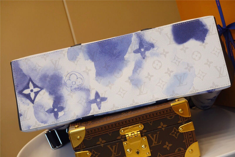 Louis Vuitton NEW TOTE GM Monogram Watercolor coated canvas M45755 Blue High