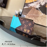 Louis Vuitton CC HOLDER Monogram M81256 Blue High