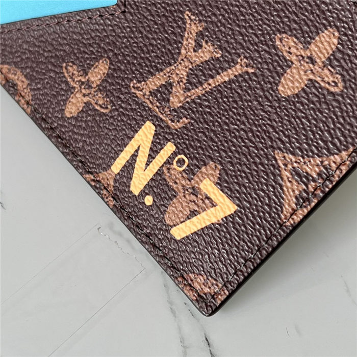 Louis Vuitton CC HOLDER Monogram M81256 Blue High