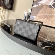 Louis Vuitton Car Key Case Damier Graphite N64410 High