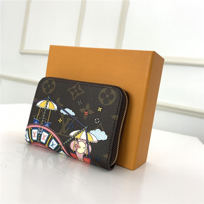 Louis Vuitton Zippy Coin Purse Monogram High