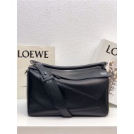 Large Puzzle bag in classic calfskin Black High