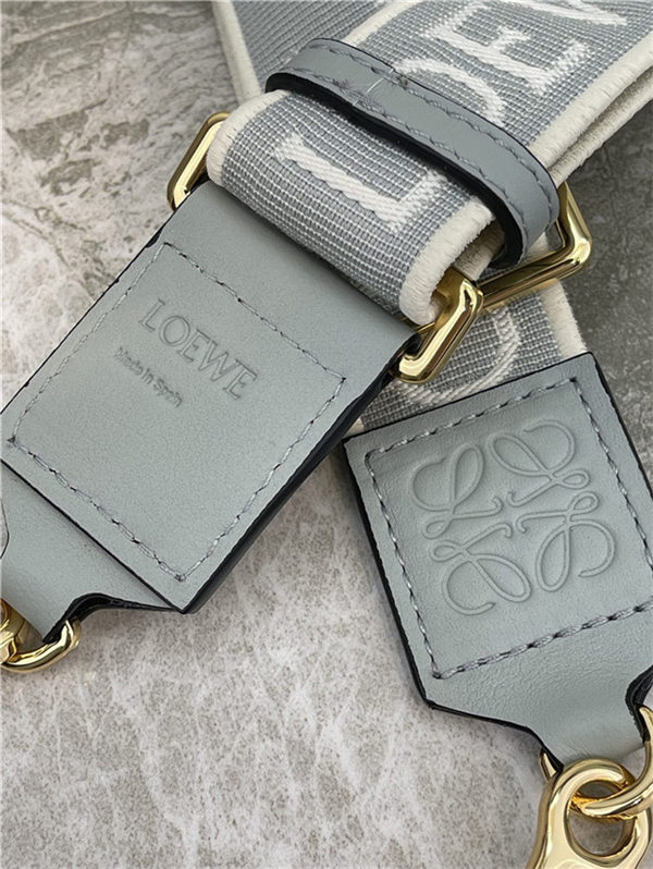 Loewe Anagram strap in jacquard and calfskin C High