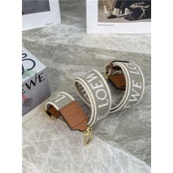 Loewe Anagram strap in jacquard and calfskin E High