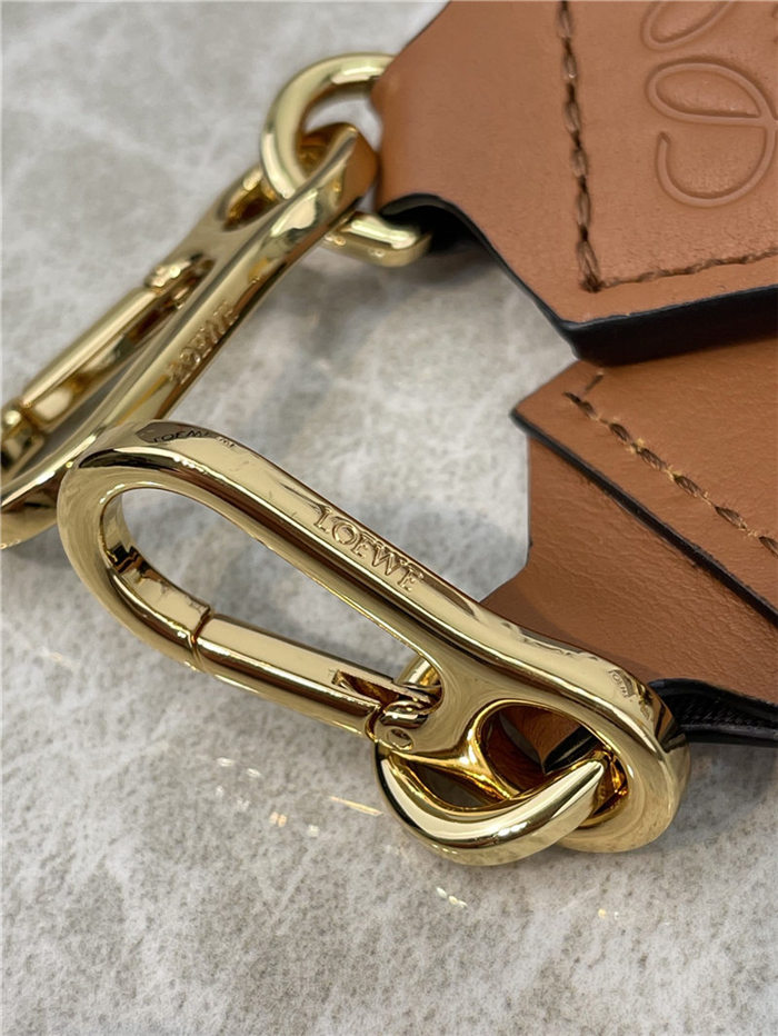 Loewe Anagram strap in jacquard and calfskin E High