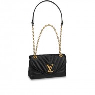 Louis Vuitton LV NEW WAVE CHAIN BAG Smooth cowhide leather M58552 Black High