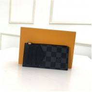 Louis Vuitton Coin Card Holder Damier Graphit High