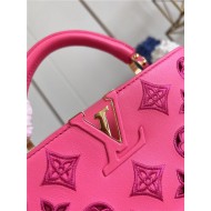 Louis Vuitton Capucines BB Calfskin leather embroidery Pink M22922/M22863 High