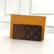 Louis Vuitton Coin Card Holder Monogram coated canvas High