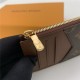 Louis Vuitton Coin Card Holder Monogram coated canvas High