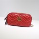 GG Marmont Mini Chain Bag 546581 Red High