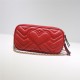 GG Marmont Mini Chain Bag 546581 Red High