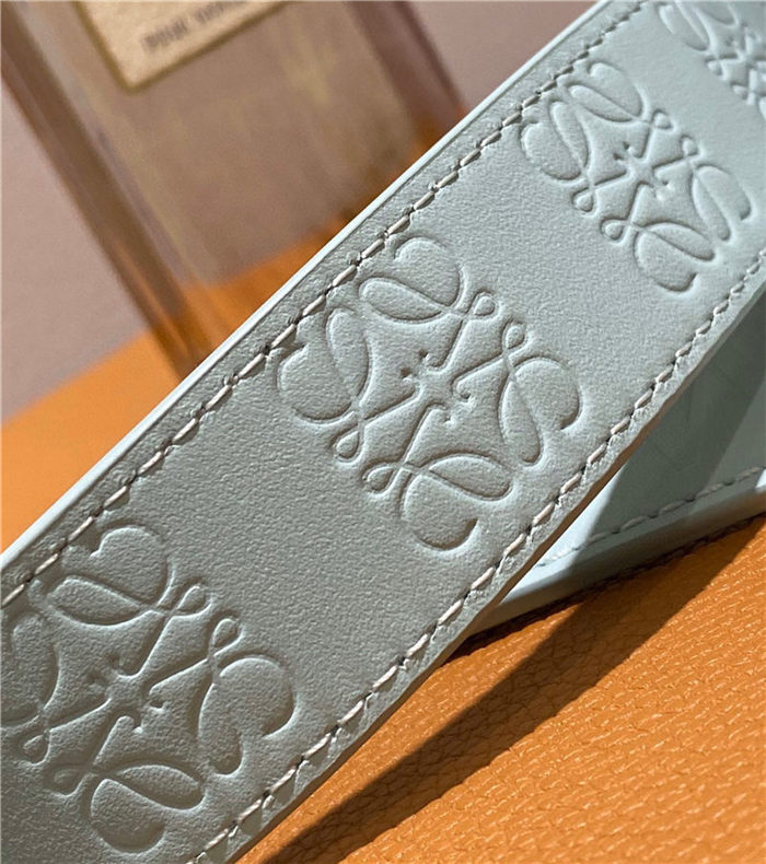 Mini Puzzle bag in satin calfskin Aquamarine High