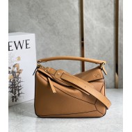 Puzzle bag 29cm in soft grained calfskin Tan High