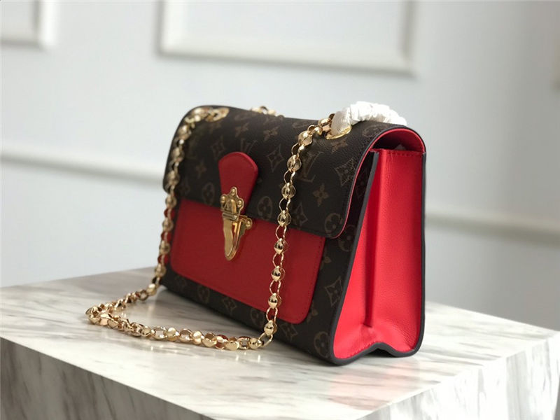 Louis Vuitton Victoire Monogram Canvas Red High