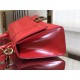 WOMEN'S HOURGLASS XS TOP HANDLE BAG Leather Red High