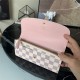 Louis Vuitton Emilie Wallet Damier Azur Pink High