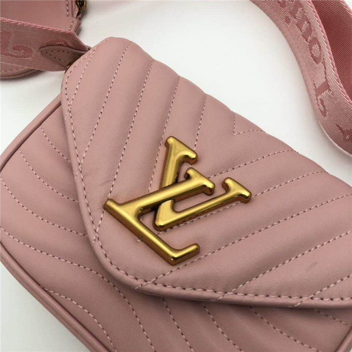 Louis Vuitton New Wave Multi-Pochette Rose Ballerine High